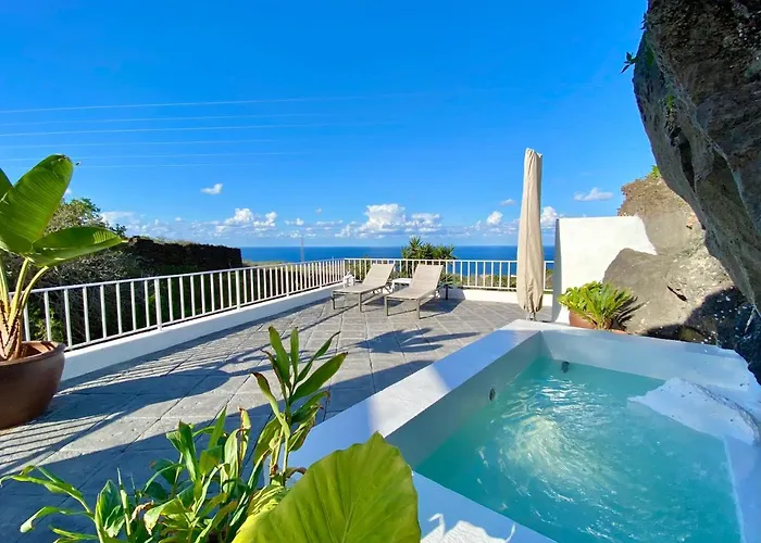 Casa Fontana, Amazing Sea View And Wide Terrace With Pool La Orotava
